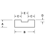 ANSI Roller Chain Guides - Type TD