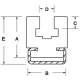 ANSI Roller Chain Guides - Type CK Mounted