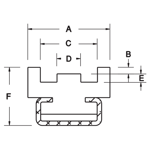 ANSI Roller Chain Guides - Type CTS Mounted