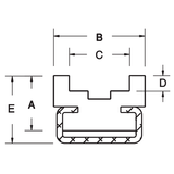 ANSI Roller Chain Guides - Type CU Mounted