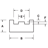 ANSI Roller Chain Guides - Type TS