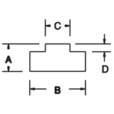 ANSI Roller Chain Guides - Type T