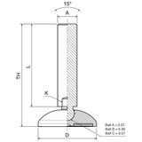 2.36" Adjustable Leveler - Basic