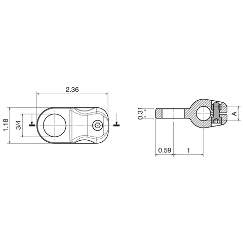 Clamp for Photocells or Reflectors