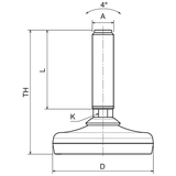 Easy Clean Leveler - Stainless