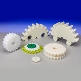 Plastic Roller Chain Sprockets - No. 40, 1/2" Pitch