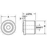 3.5" Pipe Roll-End Bearing