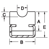 Round Belt Guides - Mounted