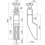 Guide Rail Brackets - Adjustable