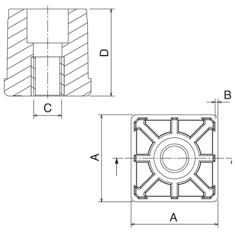 2.36" Adjustable Leveler - Basic