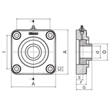 UCF Bearing Support - Solid