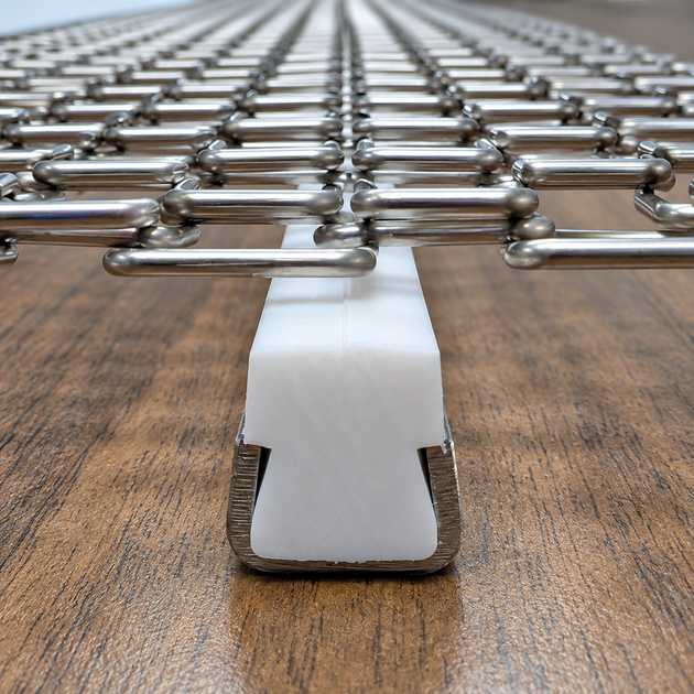 High Temperature Teflon Flat Top Guide Rail