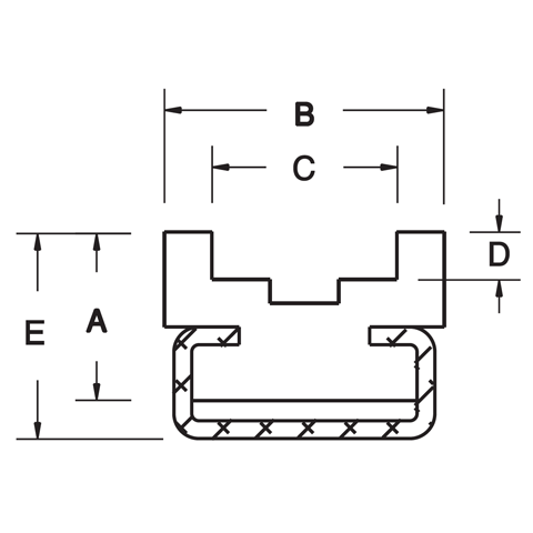 ANSI Roller Chain Guides - Type CU Mounted