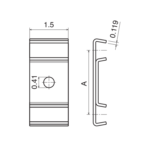 Double Rail Clamp