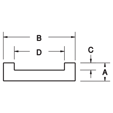 Extended Pitch Chain Guide - Channel Style