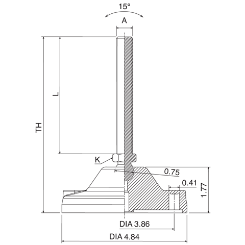 4.84" Adjustable Leveler - Basic