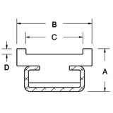 Flat Belt Guide Insert For Timing Belts - Mounted