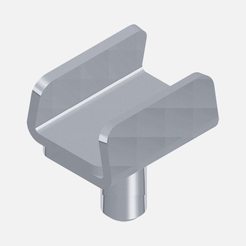 Ile Guide Clips For Guide Rails Heavy-Duty Guide Rail Clip, 5/16-18 in. Thread - Slideways Inc.
