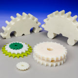 Plastic Roller Chain Sprockets - No. 40, 1/2" Pitch