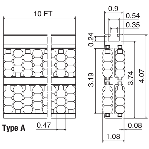 Roller Guides - Center