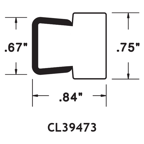 3/4" T-Top Guide Rail