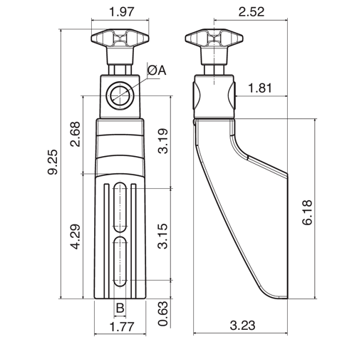 Guide Rail Brackets - Adjustable