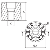 Threaded Tube Ends for Round Tubes