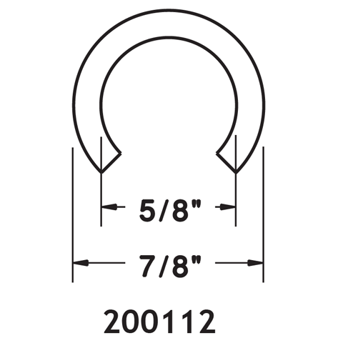 UHMW Full Round Side Guide