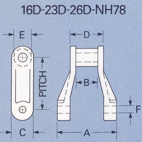 Drag/Pintel Chain for Heavy-Duty Applications